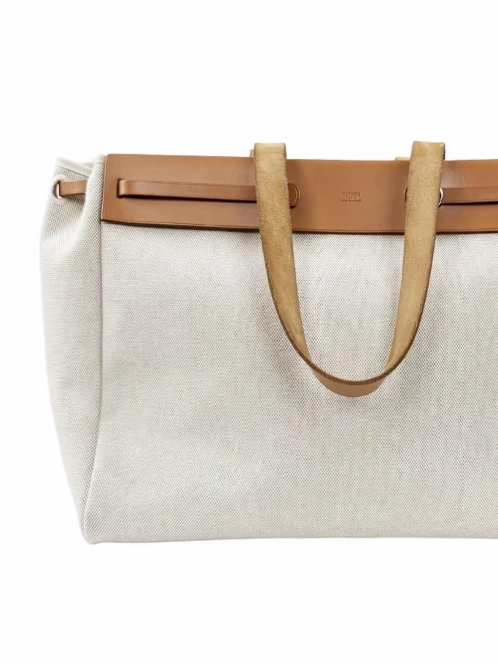 Hermes canvas tote, great clean condition